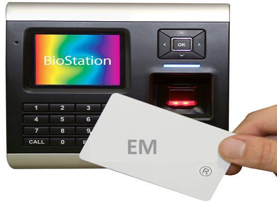 Máy chấm công vân tay, thẻ, mã code Suprema BioStation BSR-OC
